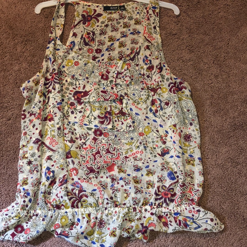 Floral printed tank top